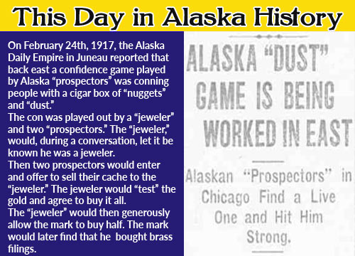 This Day in Alaska History-February 24th, 1917