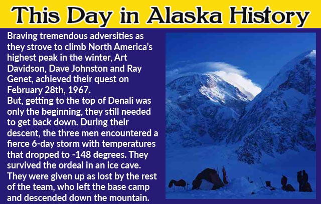 This Day in Alaska History-February 28th, 1967