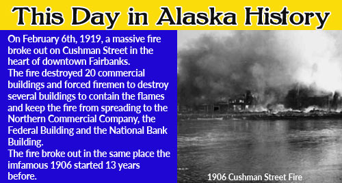 This Day in Alaska History-February 6th, 1919