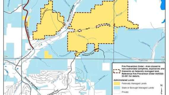 BLM issues fire restrictions to protect properties and residences north of Fairbanks