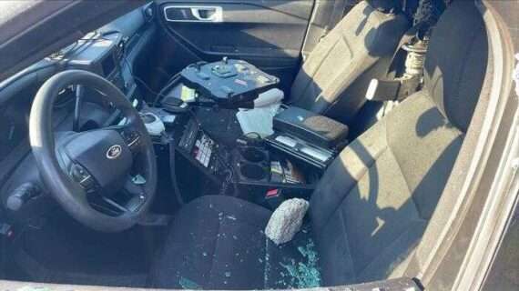 Troopers Seek Assistance Locating Person Who Vandalized Patrol Car