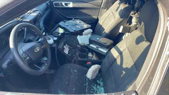 Troopers Seek Assistance Locating Person Who Vandalized Patrol Car