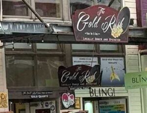 Street view of Gold Rush in Ketchikan