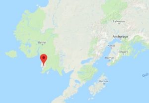 Location of Goodnews Bay in Southwest Alaska. Image-Google Maps