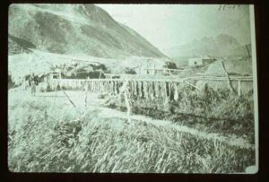 Photo: Fish hanging on rack in Old Harbor, 1889. Albatross Collection; National Archives, 22-FA-264
