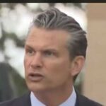 Hegseth speakin in Europe at D-Day anniversary. Image-X screengrab