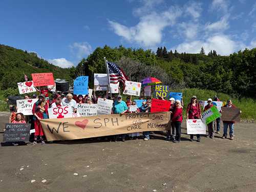 Homer Residents Rally to Protect South Peninsula Hospital and Medicaid