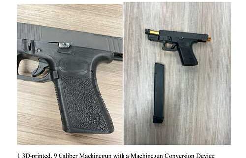 Anchorage man sentenced for illegally trafficking firearms, including 3D printed firearm and machinegun conversion devices
