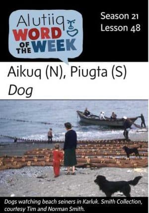Dog-Alutiiq Word of the Week-May 26
