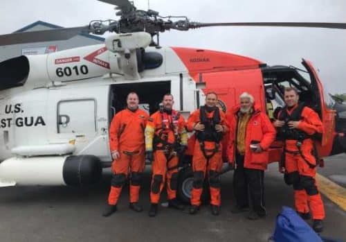 Coast Guard Cordova FOL crew saves 66-year-old man stranded for three days on Montague Island