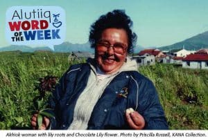 Lily Roots-Alutiiq Word of the Week-July 28th