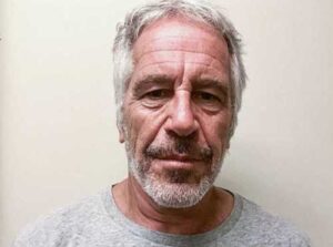 Jeffery Epstein mugshot.