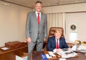 Dunleavy and Trump on Air Force One. Image-White House