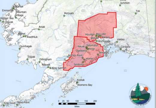 Division of Forestry Issues Emergency Burn Closure for Kenai Peninsula, Mat-Su Valley