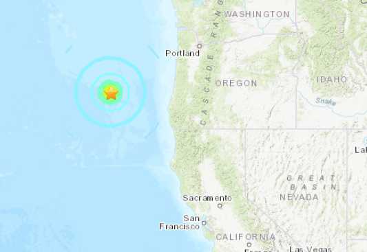 6.3 Earthquake Shakes Western Oregon This Morning