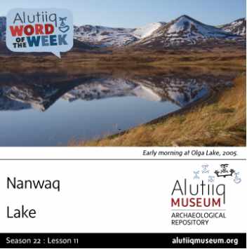 Lake-Alutiiq Word of the Week-September 8th