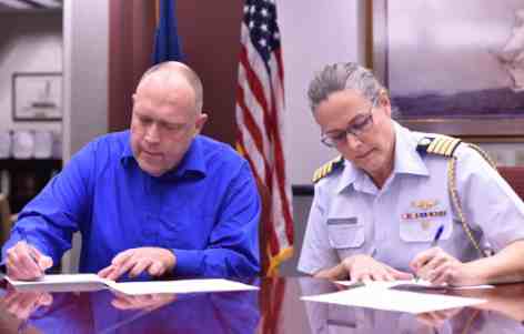 Coast Guard, Juneau School District Representatives Expand Partnership