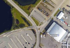 Location of Cell Phone Parking Lot at Fairbanks International Airport. Image-FAI