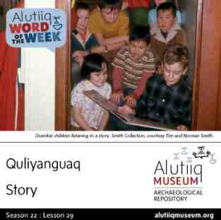 Story-Alutiiq Word of the Week-January 12th