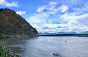 The Yukon River at Eagle in the summer of 2019. Photo by Ned Rozell.