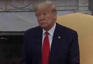 Trump at White House February 11th. Image-Internet video screenshot