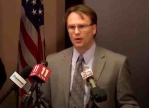 The Alaska Department of Law's Deputy Attorney General John Skidmore announced the charges against Representative LeDoux in a Friday press conference.