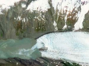 Location of potential landslide in Prince William Sound. Image-Google Earth