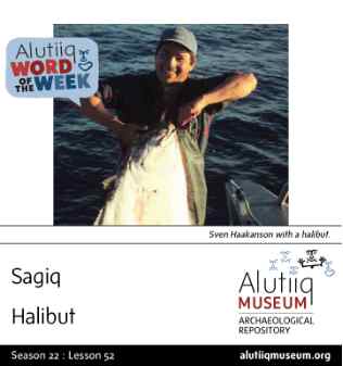 Halibut-Alutiiq Word of the Week-June 21