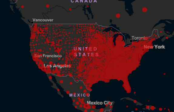 US Reports Record 66,528 Coronavirus Cases