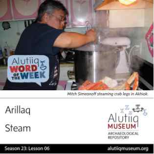 Steam-Alutiiq Word of the Week-August 2nd