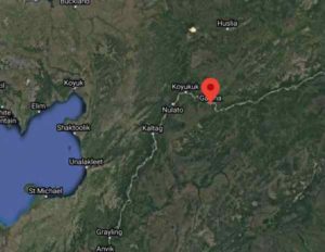Location of Kala Slough across the Yukon River from Galena. Image-Google Maps