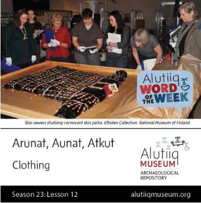 Clothing-Alutiiq Word of the Week-September 13th