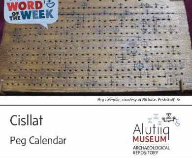 Calendar-Alutiiq Word of the Week-January 3rd