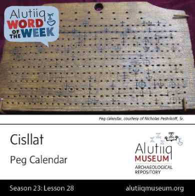 Calendar-Alutiiq Word of the Week-January 3rd