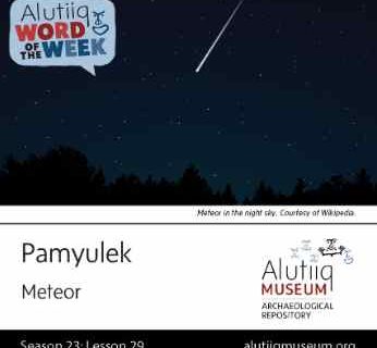 Meteor-Alutiiq Word of the Week-January 10th