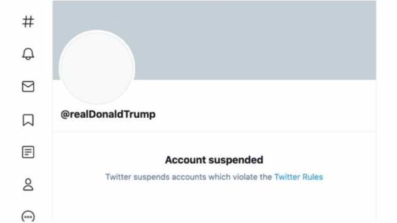 Big Tech Further Mutes President, Far Right Megaphone as Demands for Trump Removal Swell