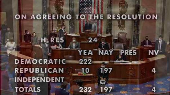 US House Impeaches Trump for Inciting Deadly Capitol Riot
