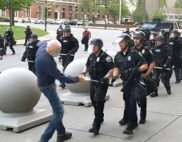 Outrage and Disgust as Charges Dropped for Buffalo Police Officers Who Fractured Skull of 75-Year-Old Peaceful Protester