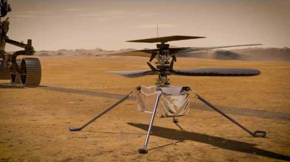 NASA’s Mars Helicopter Reports In