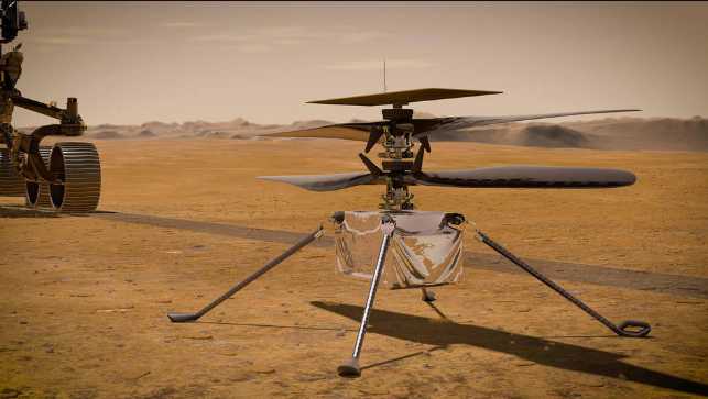 NASA’s Mars Helicopter Reports In