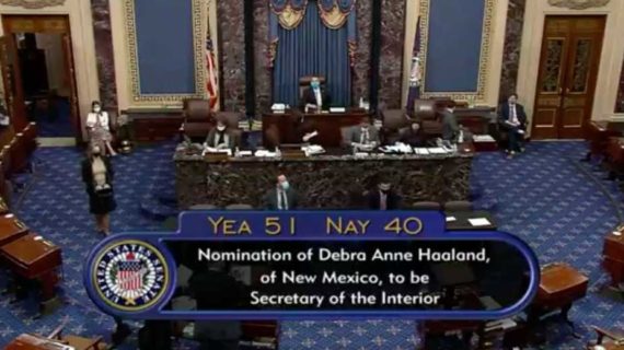‘Historic and Hopeful Moment’: Senate Confirms Haaland as Interior Secretary
