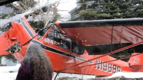 Piper Pilot Makes Forced Landing on Spenard Road, Suffers Minor Injuries