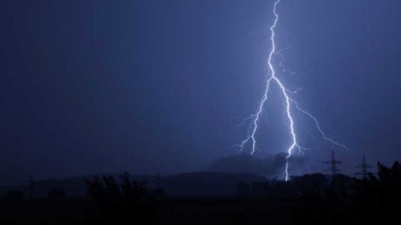 Warming temperatures tripled Arctic lightning strikes over the past decade