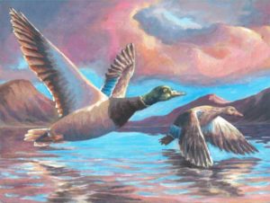 "Ducks at Dusk" by Alain Soltys-Gray