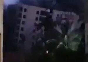 Collapse of Hanadi Apartment Tower on Gaza Strip. Image-Disclose TV/Twitter