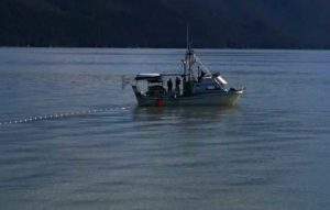 Alaskan driftnetting vessel. Image-Salmon State video screengrab