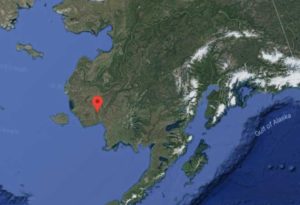 Location of Tuntutuliak in southwest Alaska. Image-Google Maps