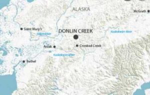 Map showing Donlin Creek Project. Image-SEC.gov