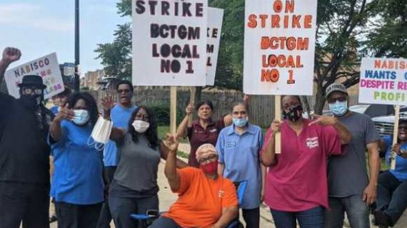 ‘No Contracts, No Snacks’: Nabisco Workers on Strike Across US