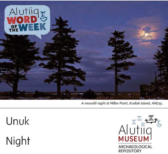Night-Alutiiq Word of the Week-September 20th